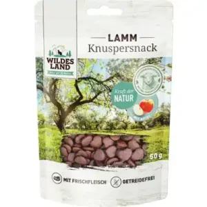 Neue Kollektion WILDES LAND Snack Knusper Lamm 50 g
